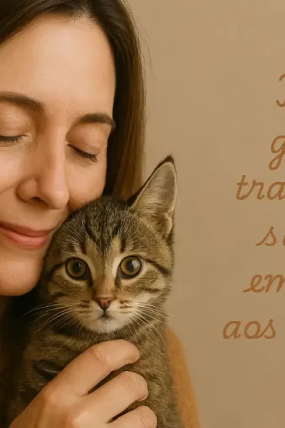 benefícios emocionais de adotar um gatinho depois dos 40 mais